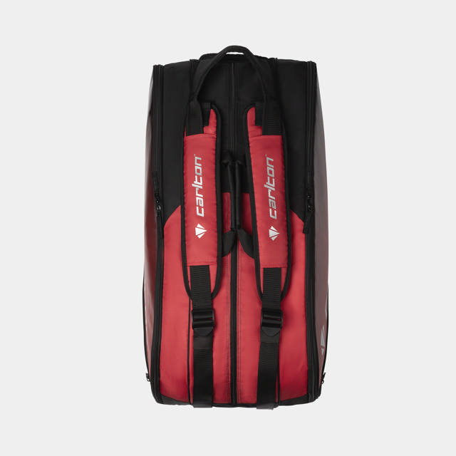C AC PRO 3 COMP RACKET BAG BLK/RED